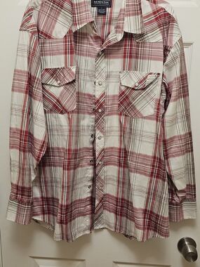 Renegade Red Plaid Button-Down Western Shirt - Men's